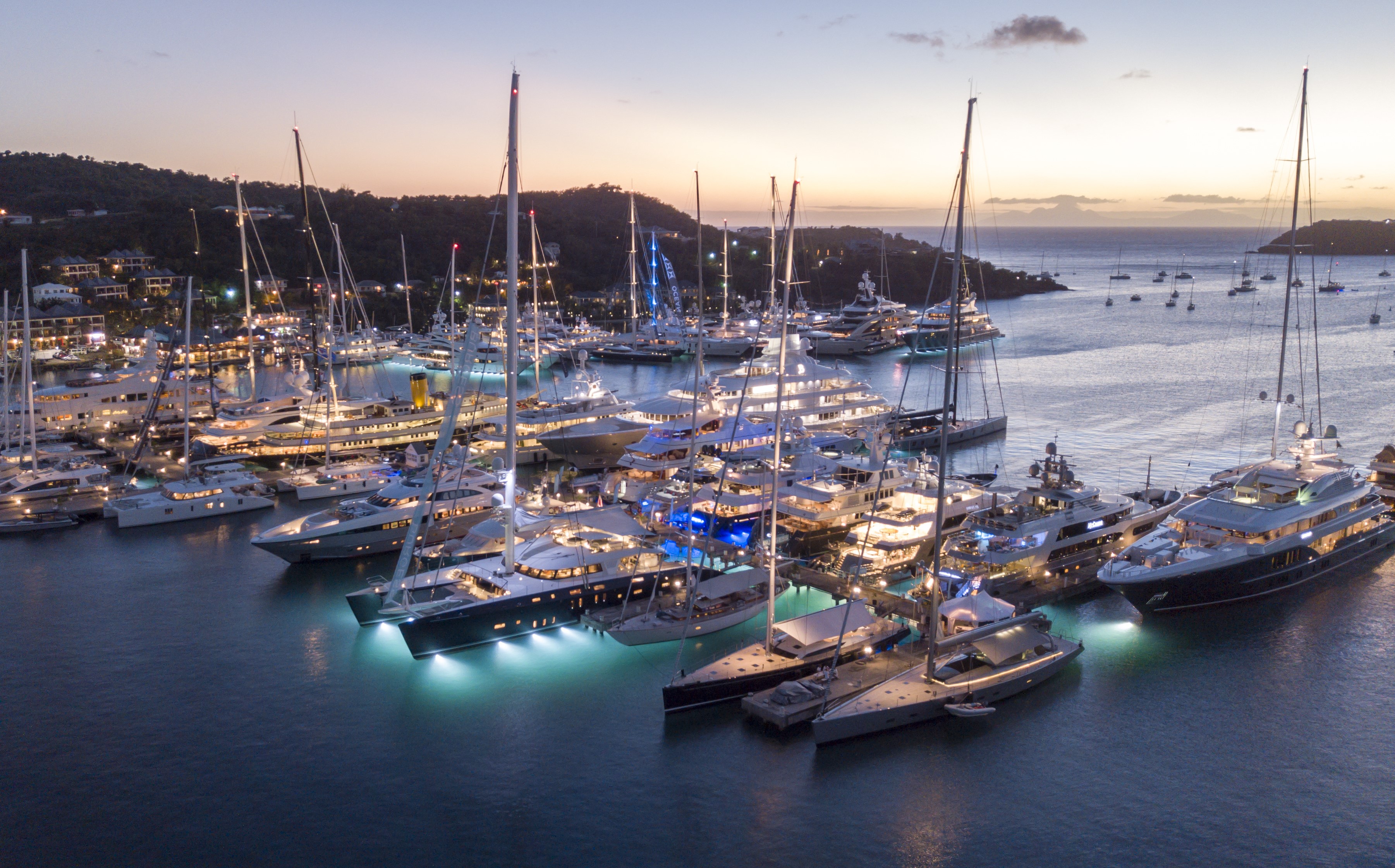 Which yachts will be at the Antigua Charter Yacht Show 2023?